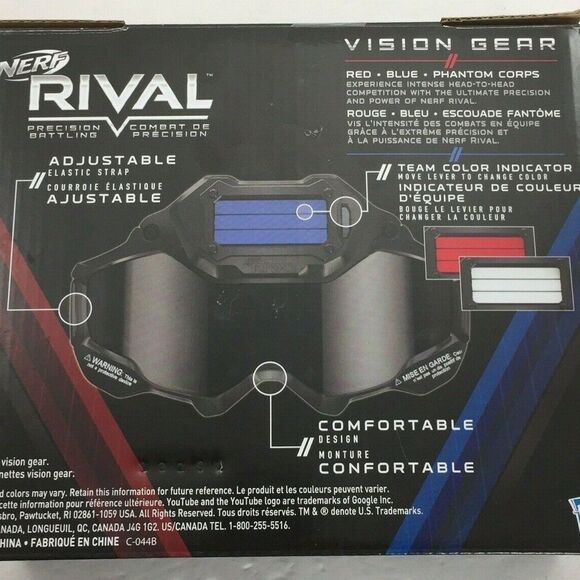 NERF Rival Vision Precision Battling Gear Goggles Hasbro - Picture 2 of 3